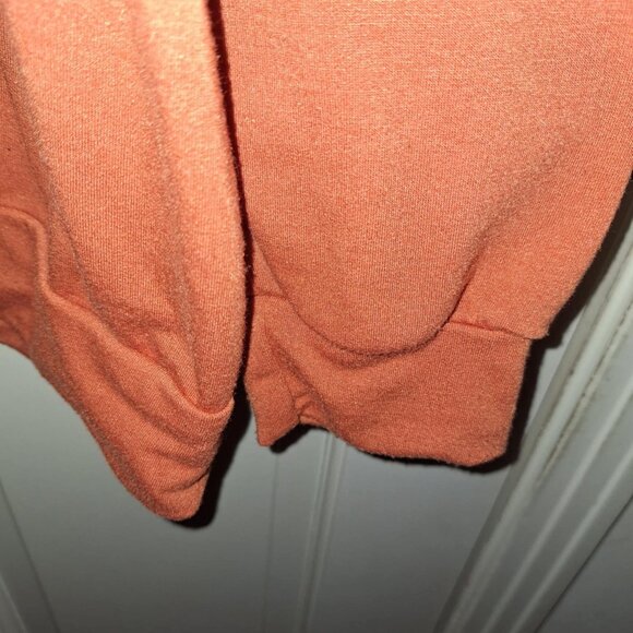 Orange Highland Cow Print Hoodie, Size XL - Picture 6 of 8